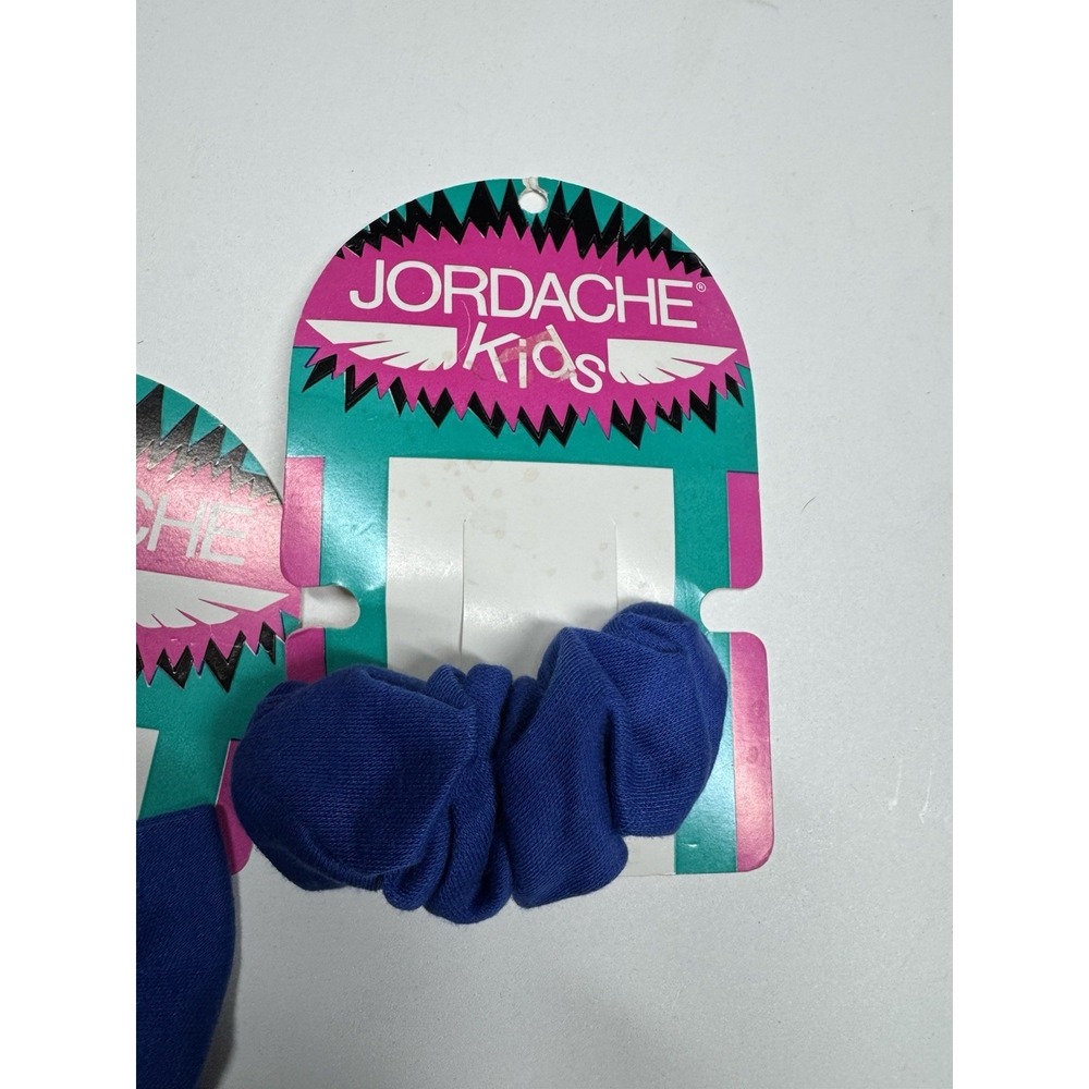 Vintage 1990s Jordache Kids Bow Barrette Clip NOS Lot of 3 Blue Yellow - Picture 4 of 6